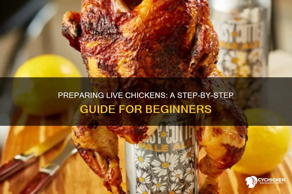 how do you prepare a live chicken