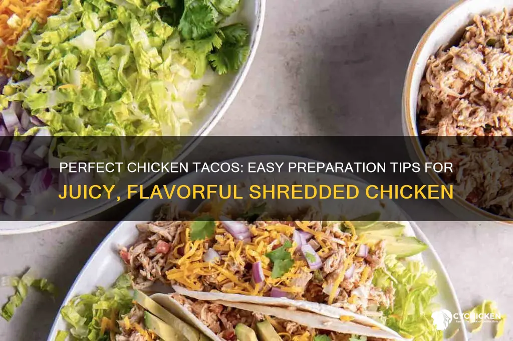 how do you prepare chicken for chicken tacos