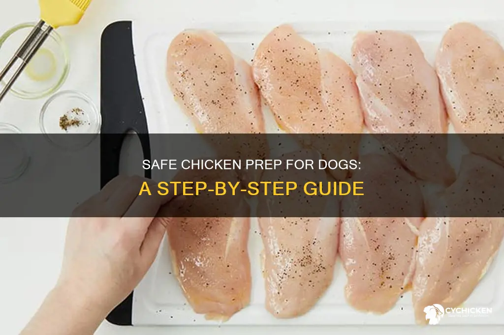 how do you prepare chicken for dogs