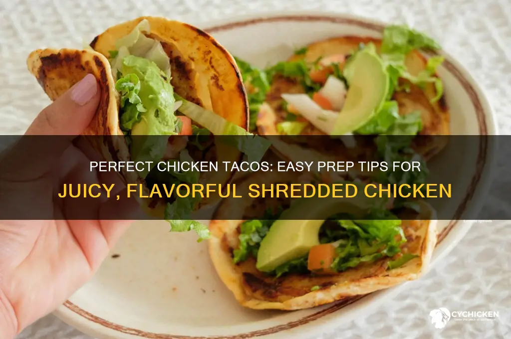 how do you prepare chicken for tacos