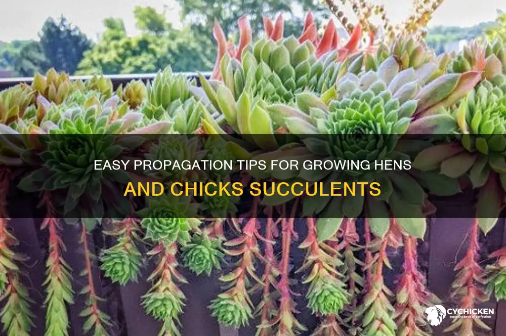 how do you propagate hens and chicks