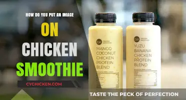 Placing Images on Chicken Smoothie: A Simple Guide
