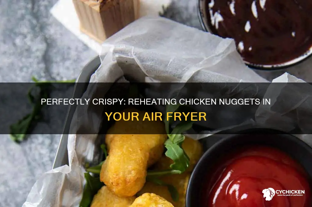 how do you reheat chicken nuggets in an air fryer