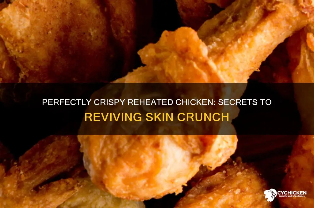 how do you reheat chicken with crispy skin
