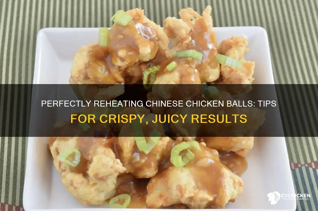 how do you reheat chinese chicken balls