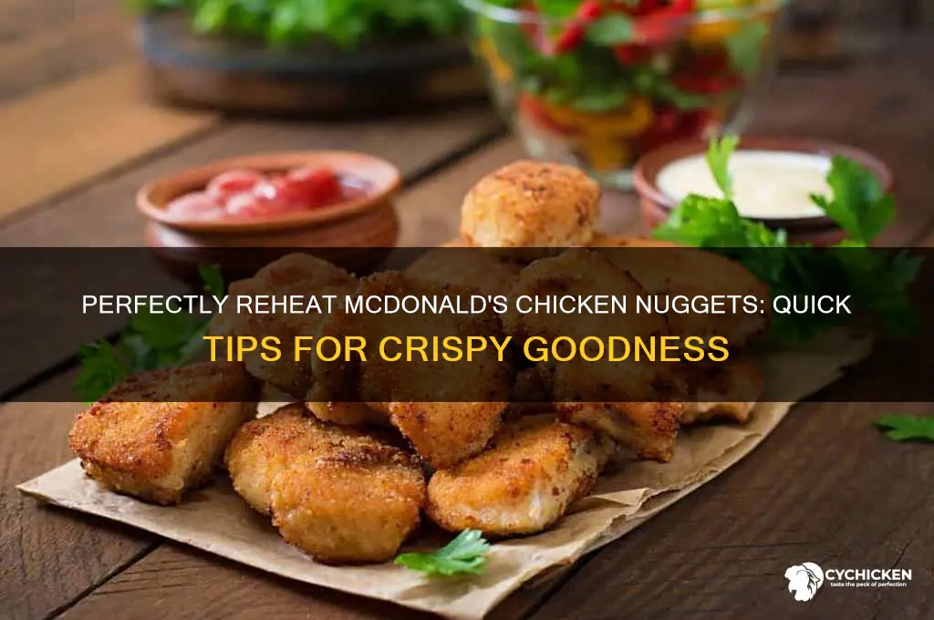 how do you reheat mcdonald