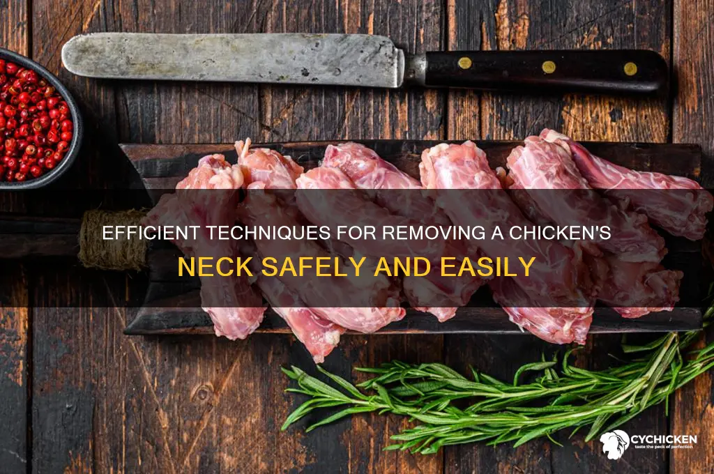 how do you remove a chicken