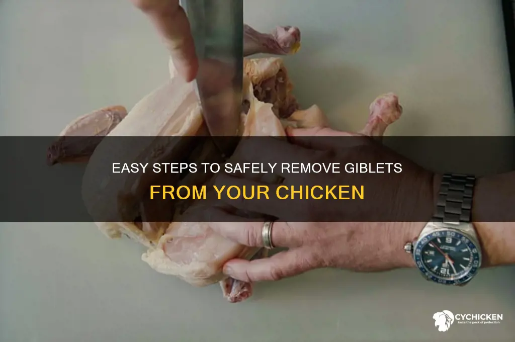 how do you remove giblets from chicken