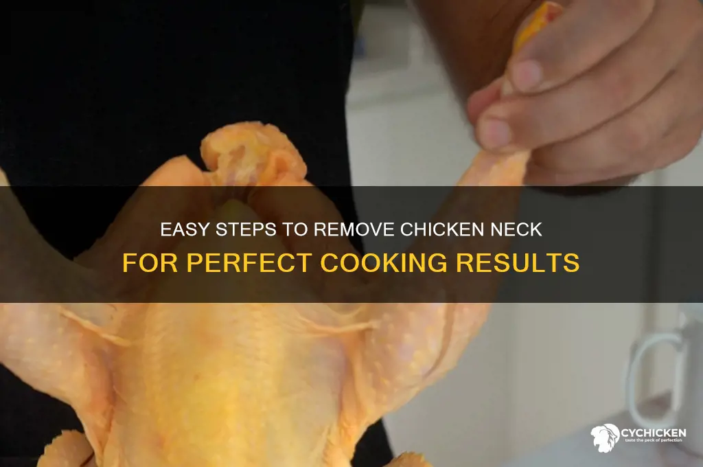 how do you remove neck from chicken