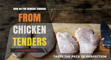 Efficiently Removing Tendons from Chicken Tenders: A Step-by-Step Guide