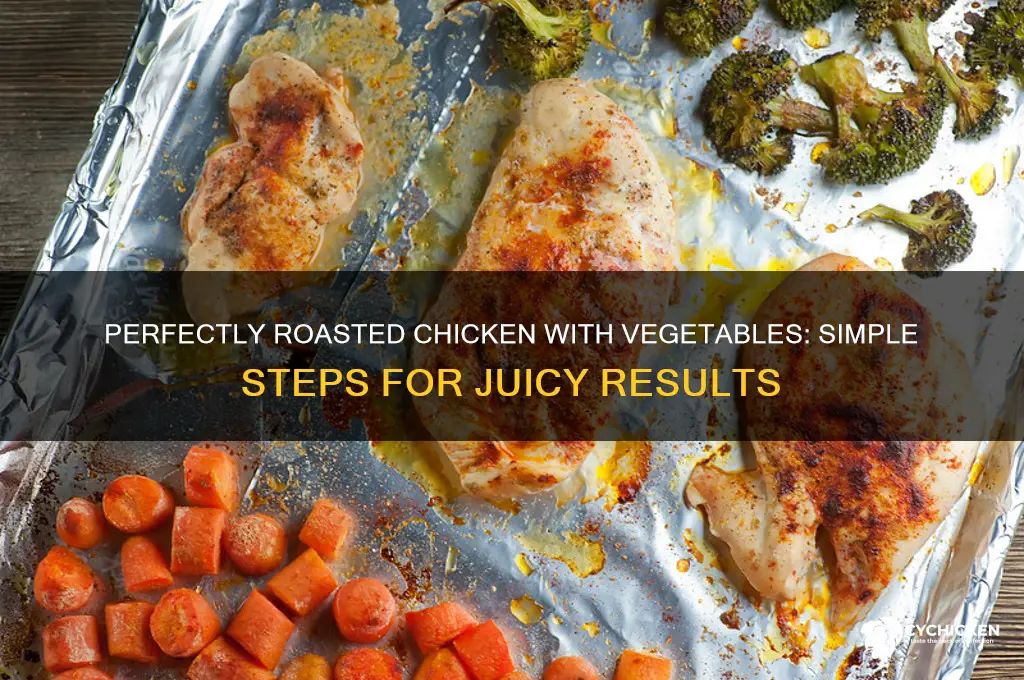 how do you roast a chicken with vegetables