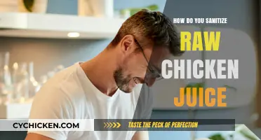 Safe Kitchen Practices: Sanitizing Raw Chicken Juice Effectively and Easily