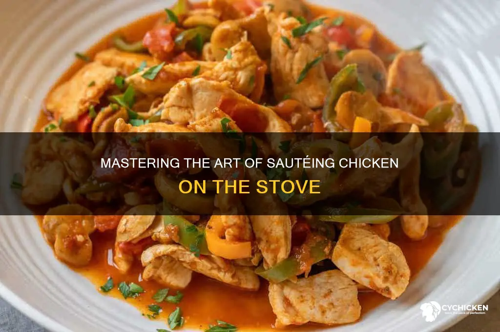 how do you saute chicken on the stove