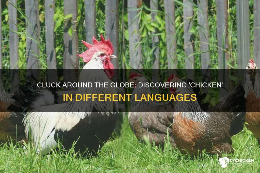 how do you say chicken in other languages