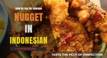 A Tasty Translation: How to Say Chicken Nugget in Indonesian