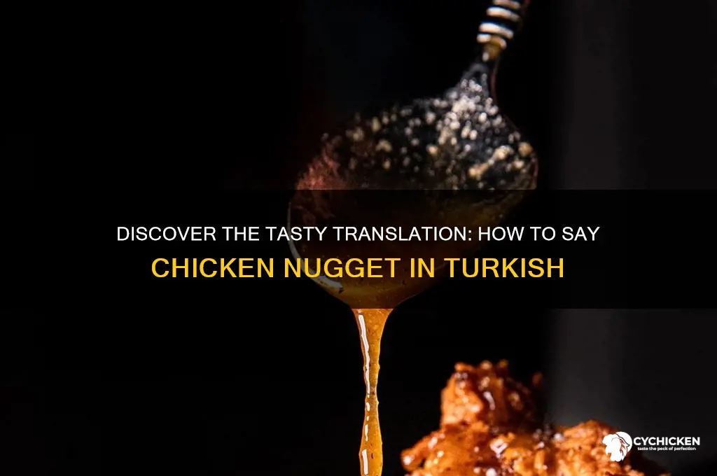 how do you say chicken nugget in turkish
