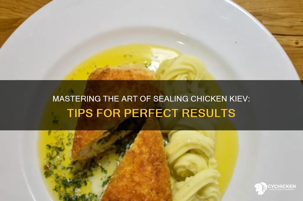 how do you seal a chicken kiev