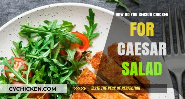 Mastering the Art of Chicken Seasoning for Caesar Salad