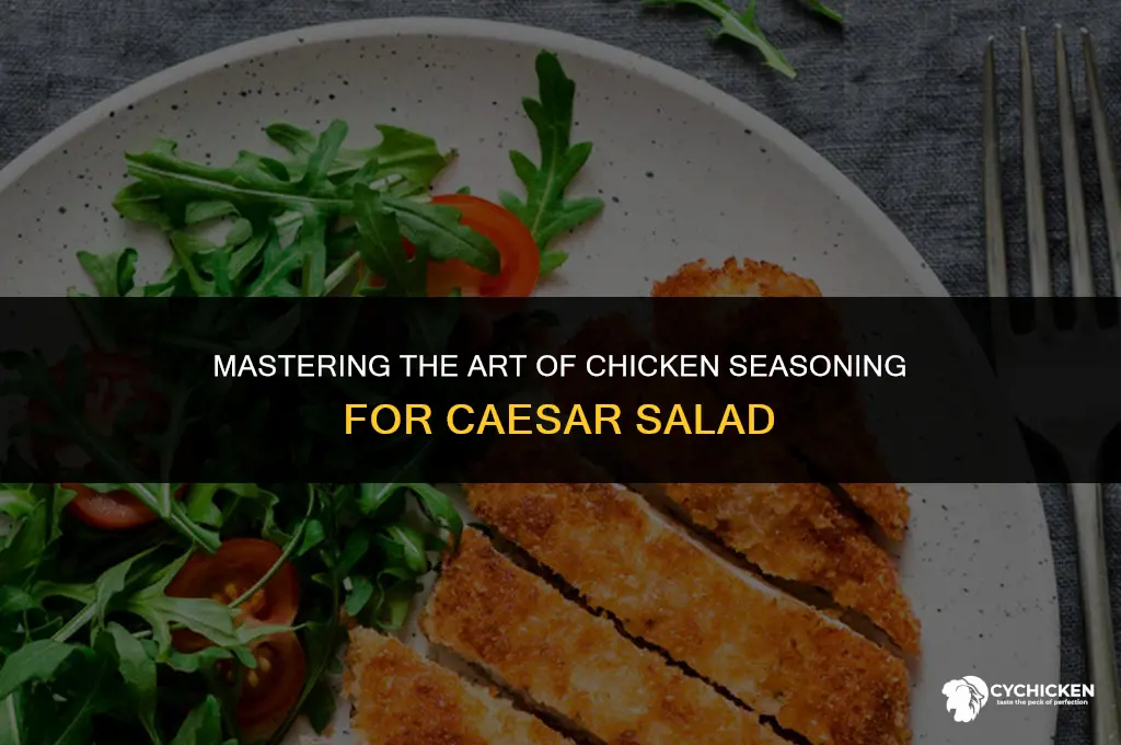 how do you season chicken for caesar salad