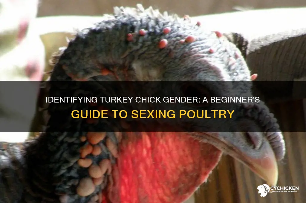 how do you sex a turkey chick
