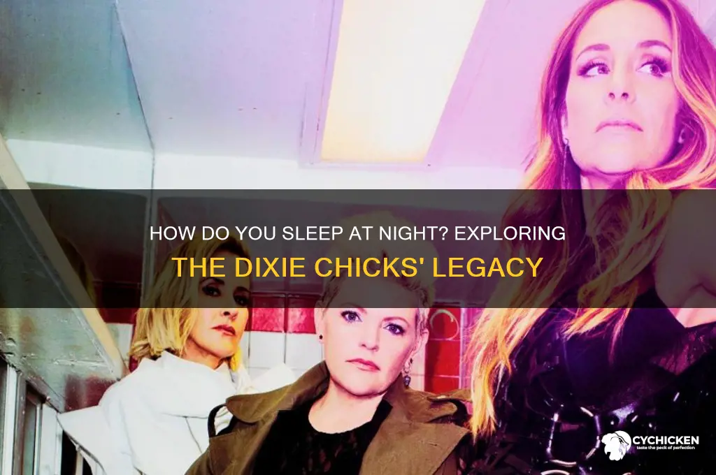 how do you sleep at night dixie chicks