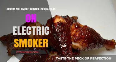 Smoking Chicken Leg Quarters: Electric Smoker Style