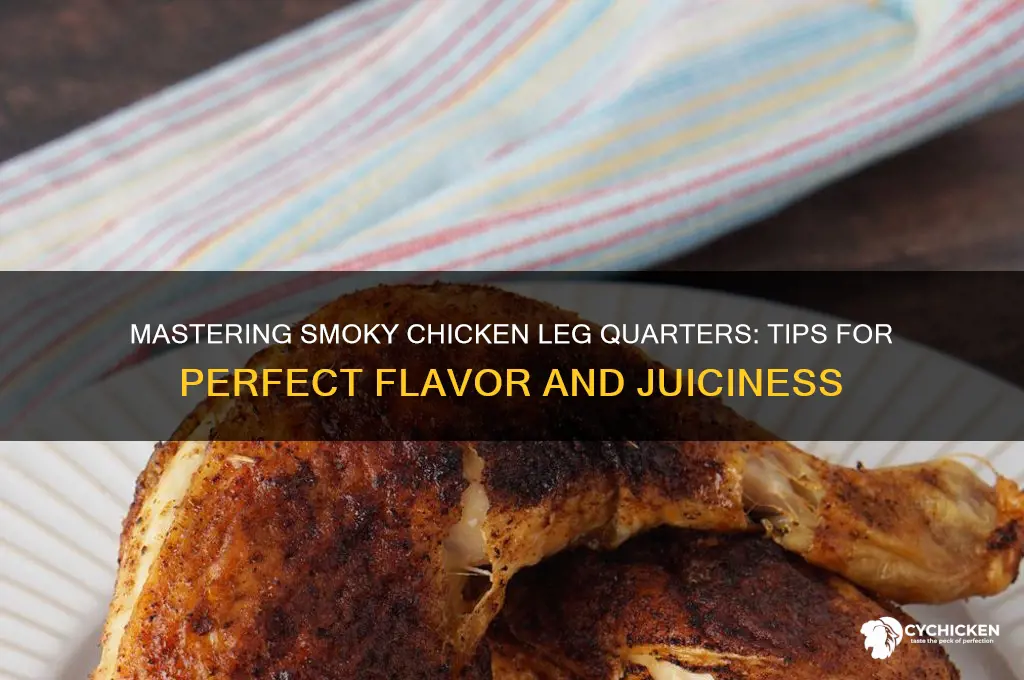 how do you smoke chicken leg quarters