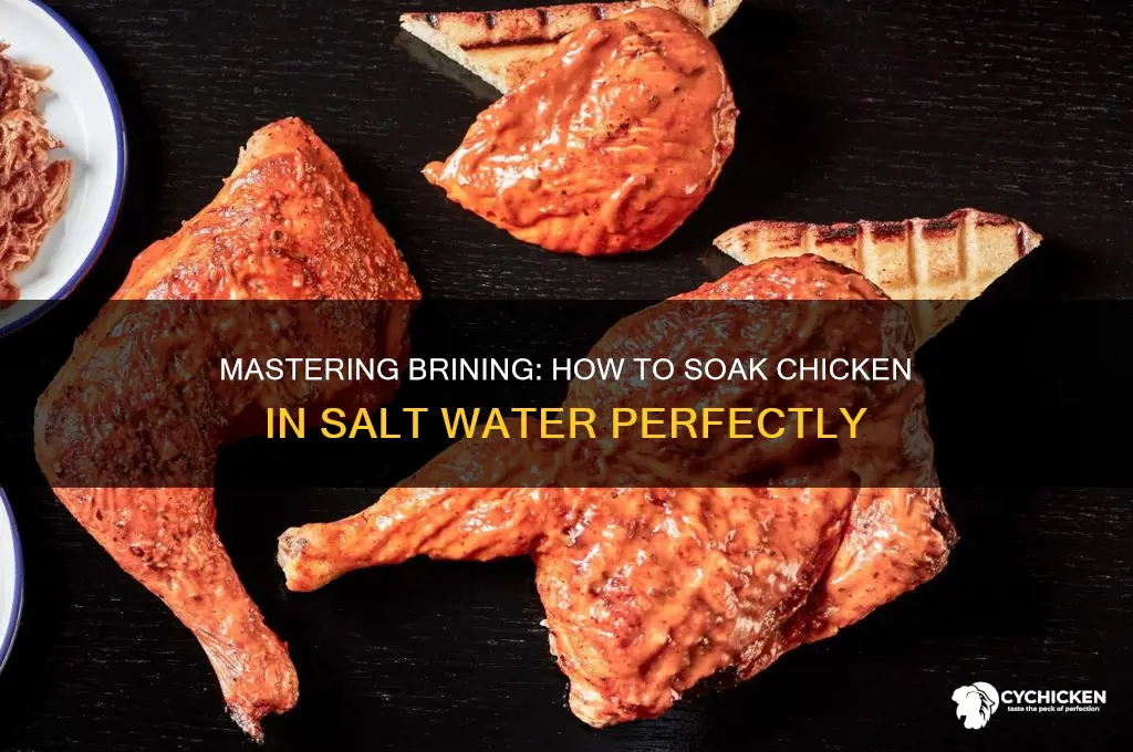 how do you soak chicken in salt water