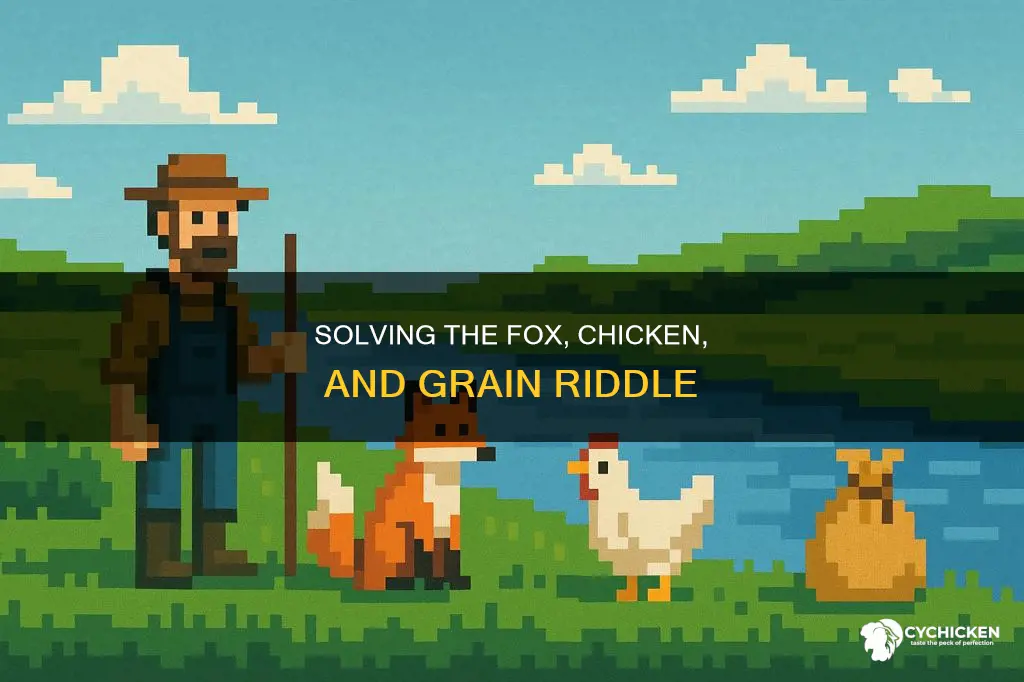 how do you solve the fox chicken and grain riddle
