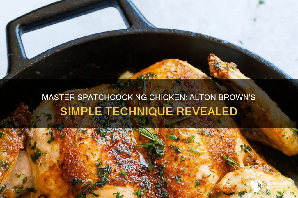 how do you spatchcock a chicken alton brown