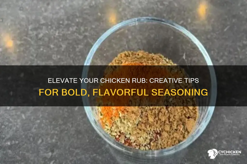 how do you spice up a chicken rub