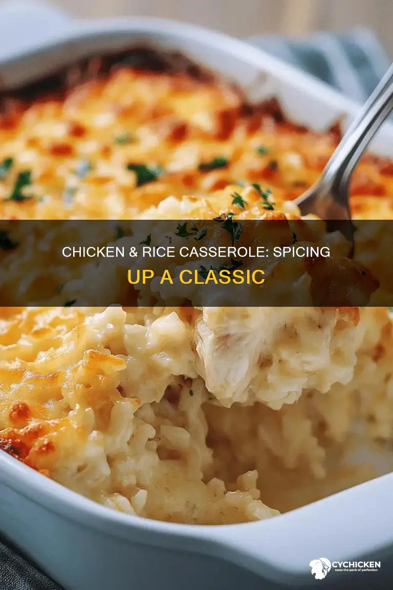 how do you spice up chicken and rice casserole