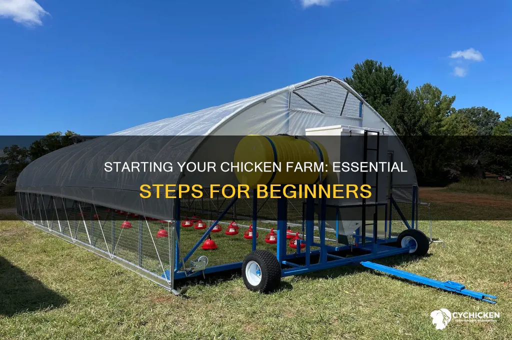 how do you start a chicken farm