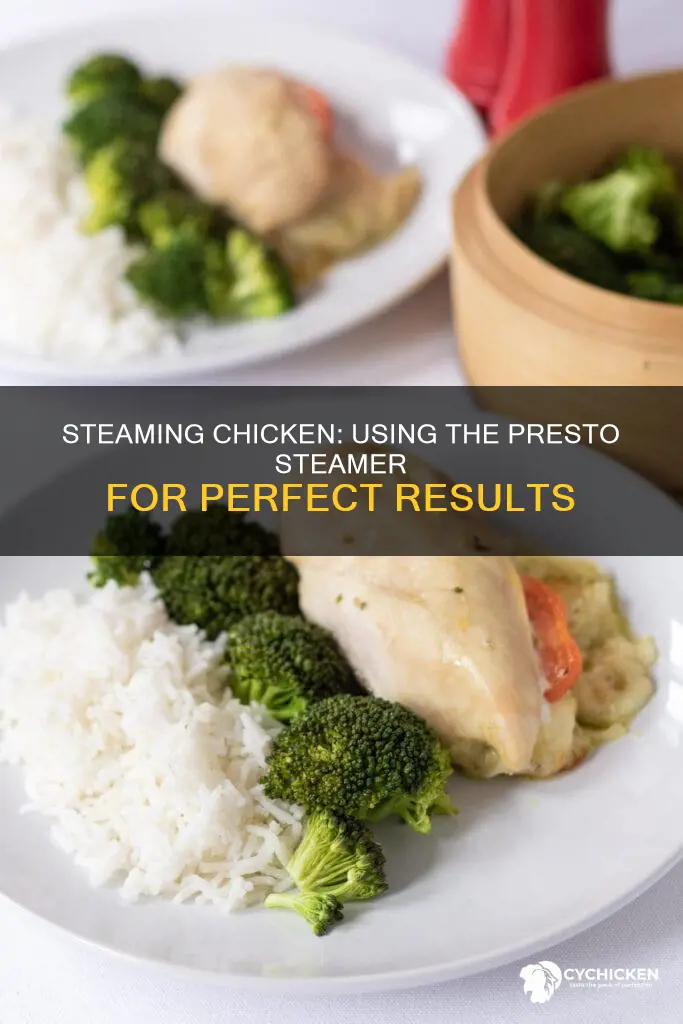 how do you steam chicken in a presto steamer