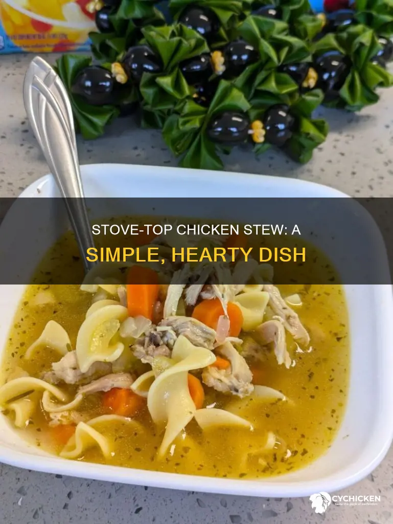 how do you stew chicken on the stove top