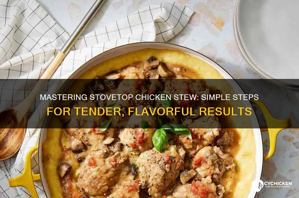 how do you stew chicken on the stove