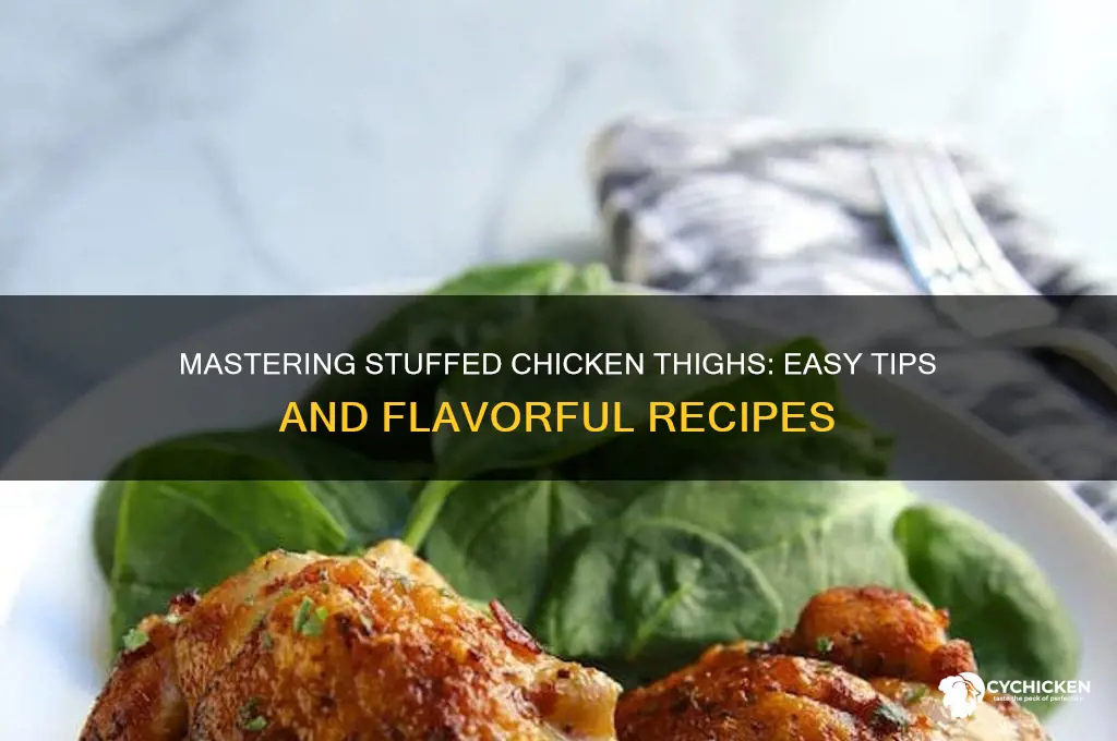 how do you stuff chicken thighs