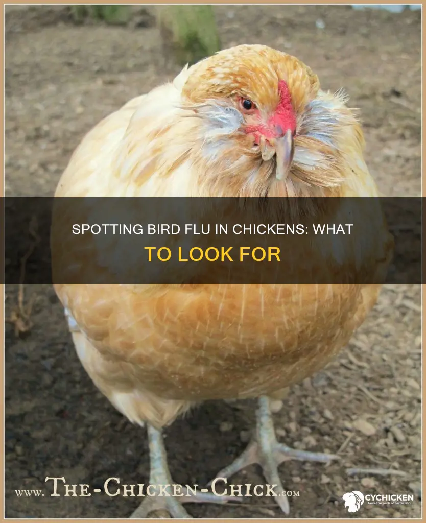 how do you tell if a chicken has bird flu