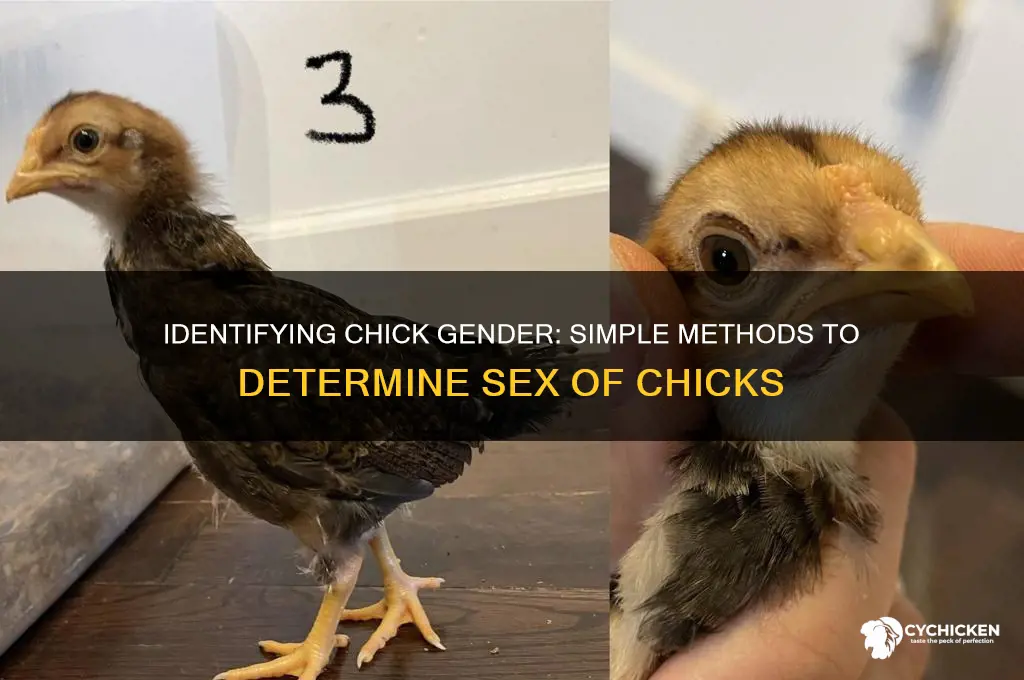 how do you tell the sex of chicks