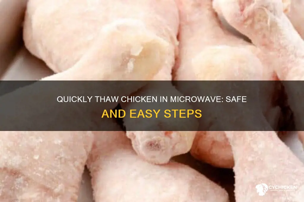 how do you thaw chicken in microwave