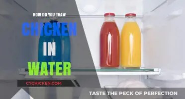 Quickly Thaw Chicken in Water: A Safe and Efficient Method