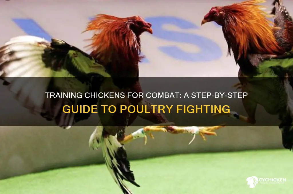 how do you train a chicken to fight