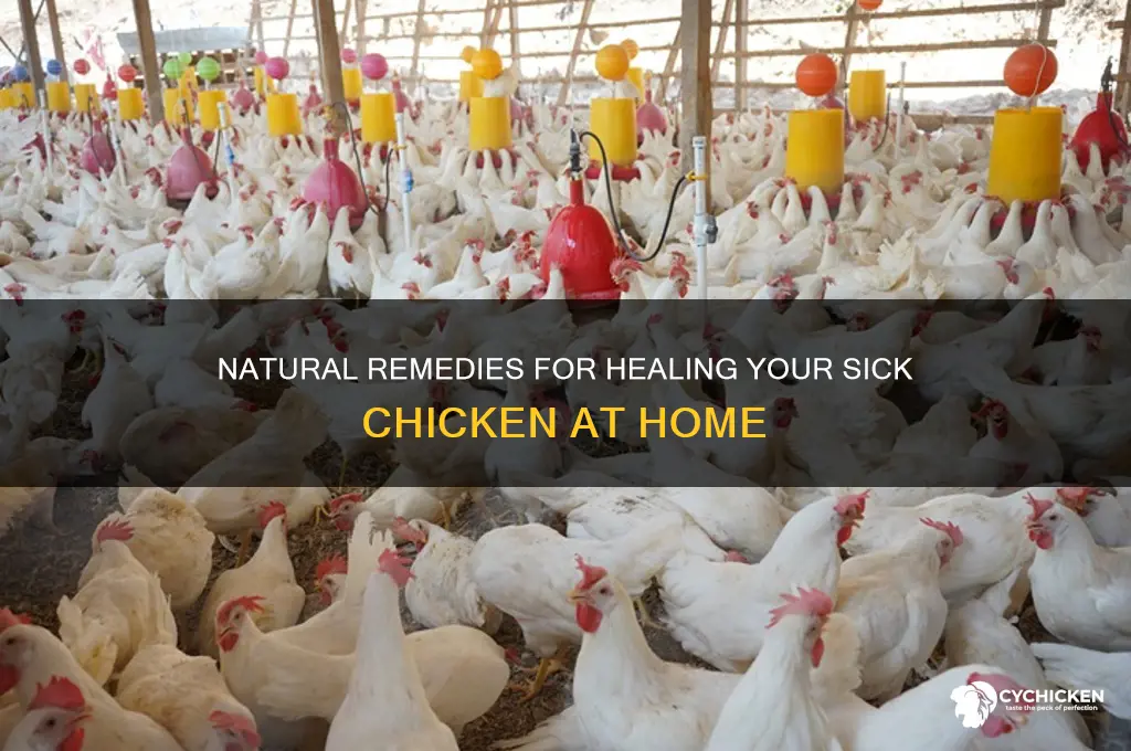 how do you treat a sick chicken naturally