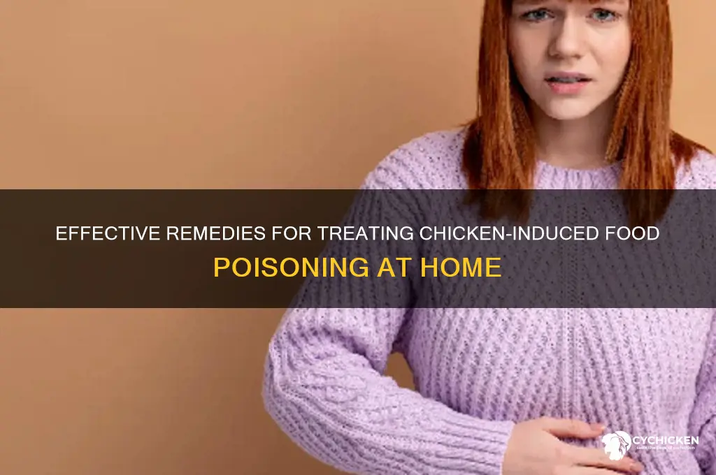 how do you treat food poisoning from chicken