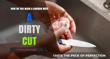 Cleaning a Chicken: Handling a Dirty Cut