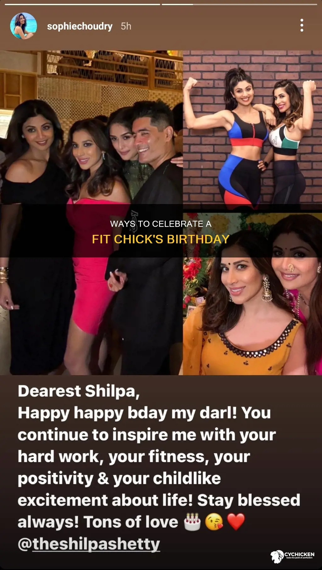 how do you wish a fit chick happy birthday