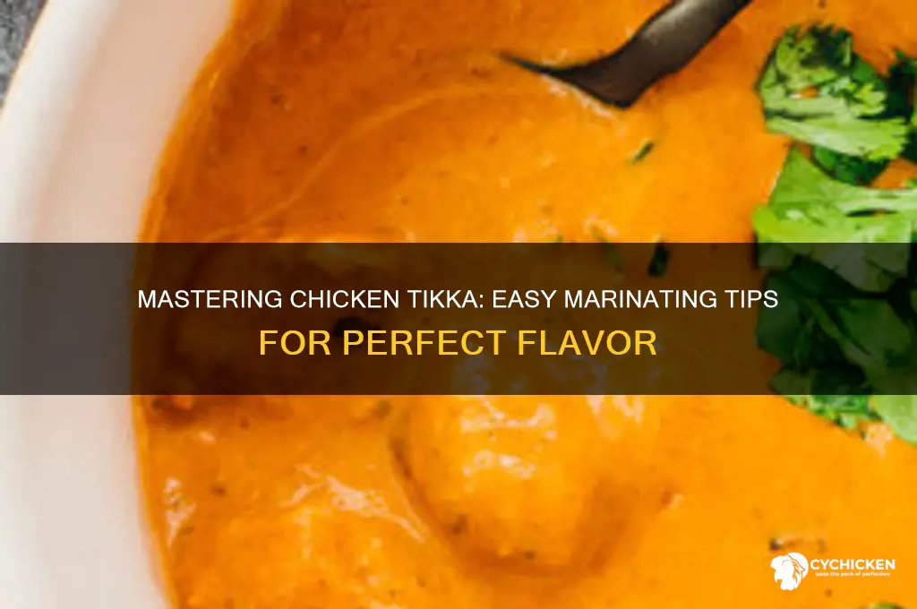 how do youseasin the chicken for chicken tika