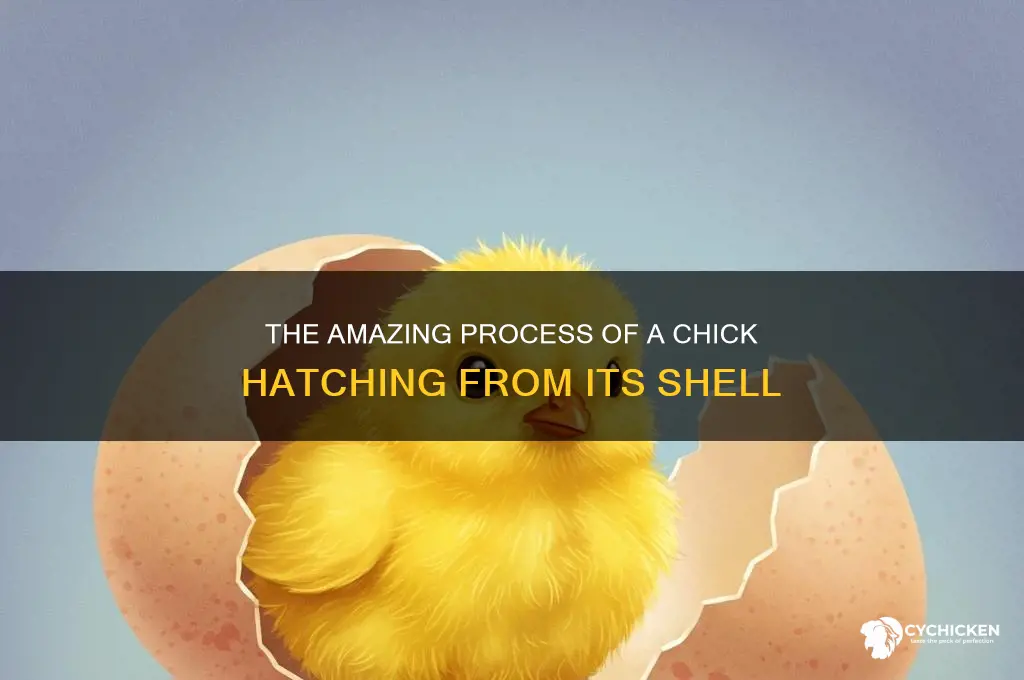 how does a chick emerge from its shell