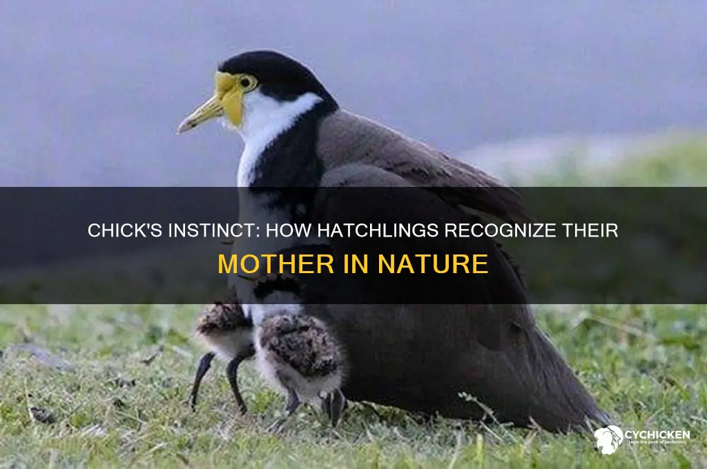 how does a chick recognise its own mother