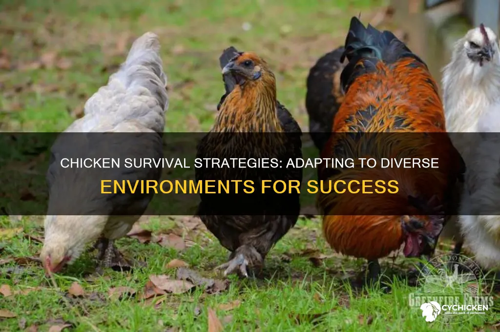 how does a chicken adapt to its environment